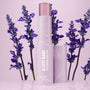 A-List Babe Youth-Boosting Serum Stick by Fourth Ray Beauty from the Best Face Scenario ColourPop Face Set stands open with dewy droplets, surrounded by lavender sprigs on a soft purple backdrop.