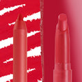 Va Va Voom ColourPop Lippie Stix + Pencil Set featuring a red lip pencil and matching twist-up lippie, shown side by side against bold red swatches to spotlight the creamy, high‑pigment color for precise lip lining and smooth fill.