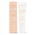 ColourPop Pretty Fresh Primer Set It Up stands upright, peach box next to a white 1 fl oz squeeze tube, highlighting peptides, niacinamide, and hyaluronic acid for smoothing and extended makeup wear against a clean white background.