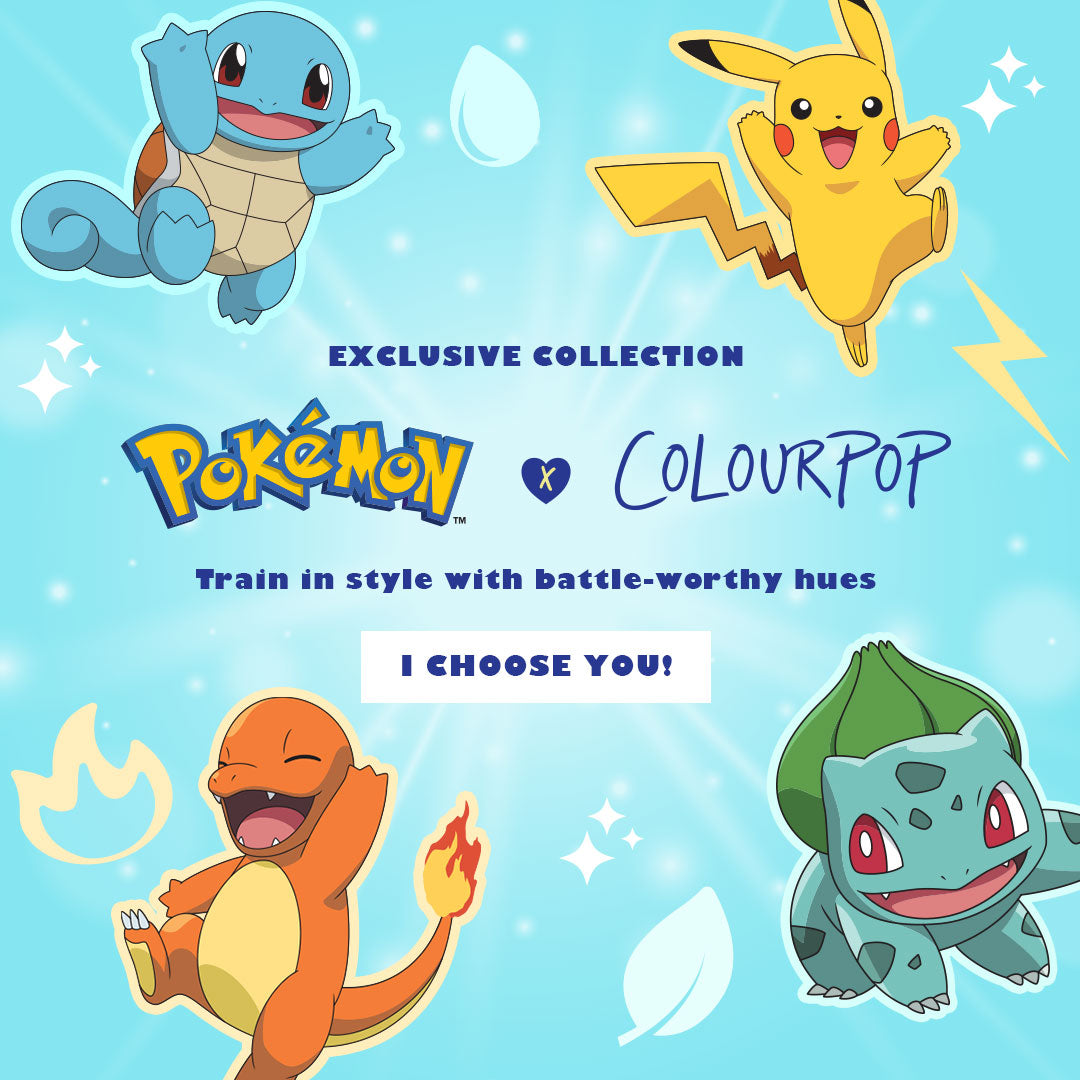 Image for ColourPop and Pokémon collaboration