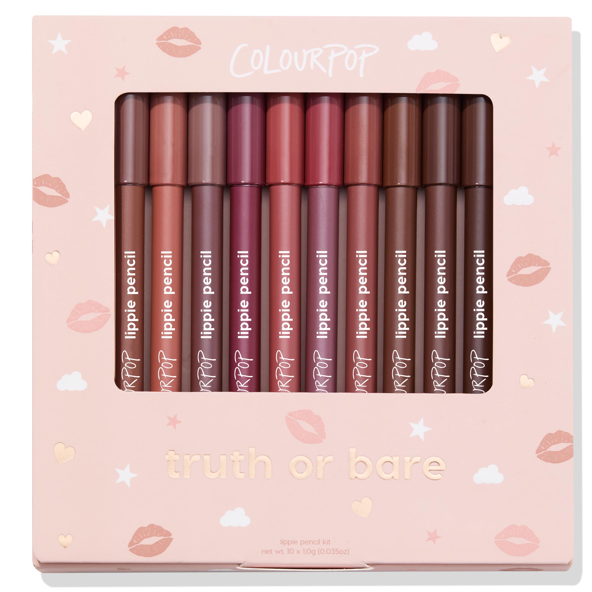 Truth or Bare | Nude Lip Liner Vault | ColourPop