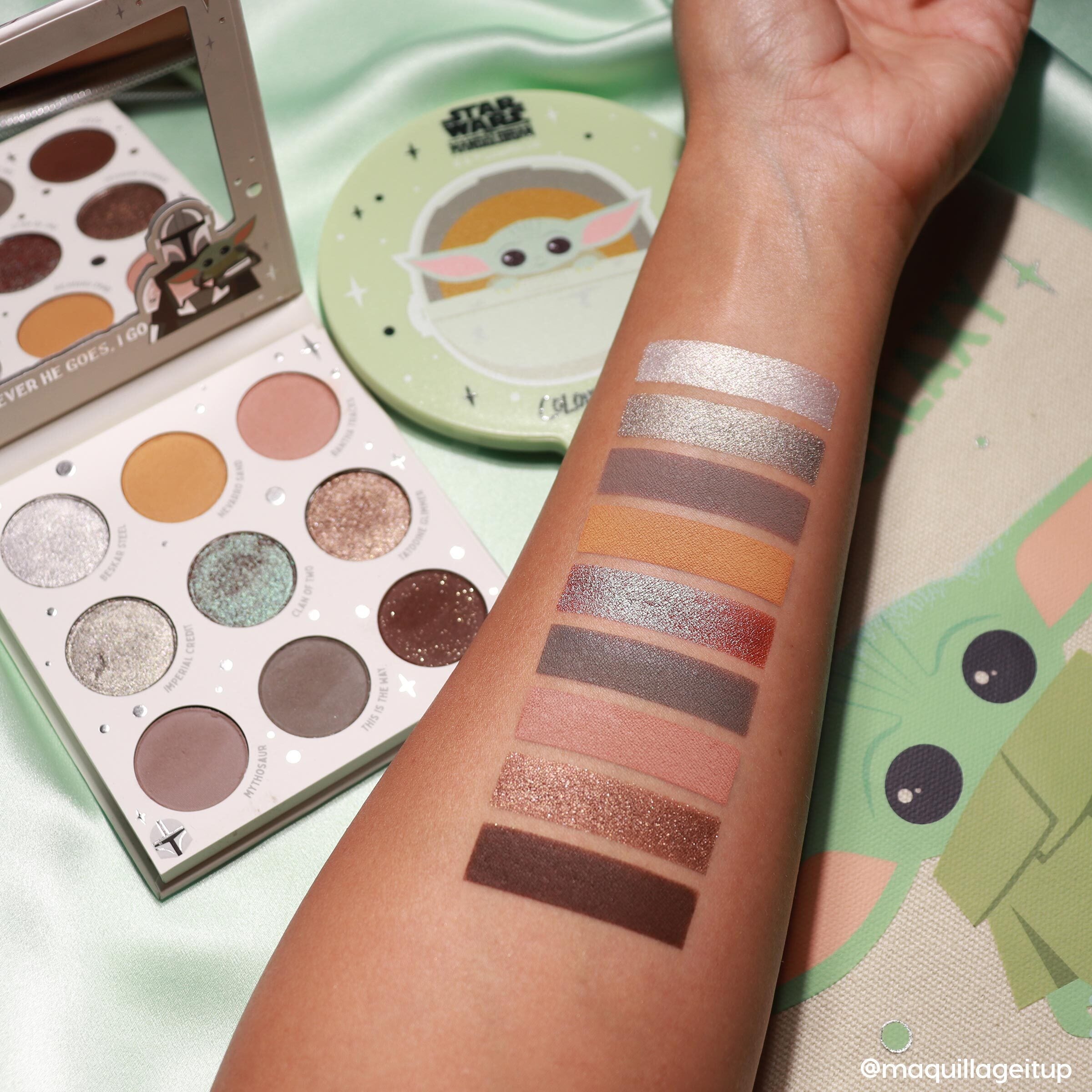 Colourpop Mandalorian Eyeshadow newest Palettes