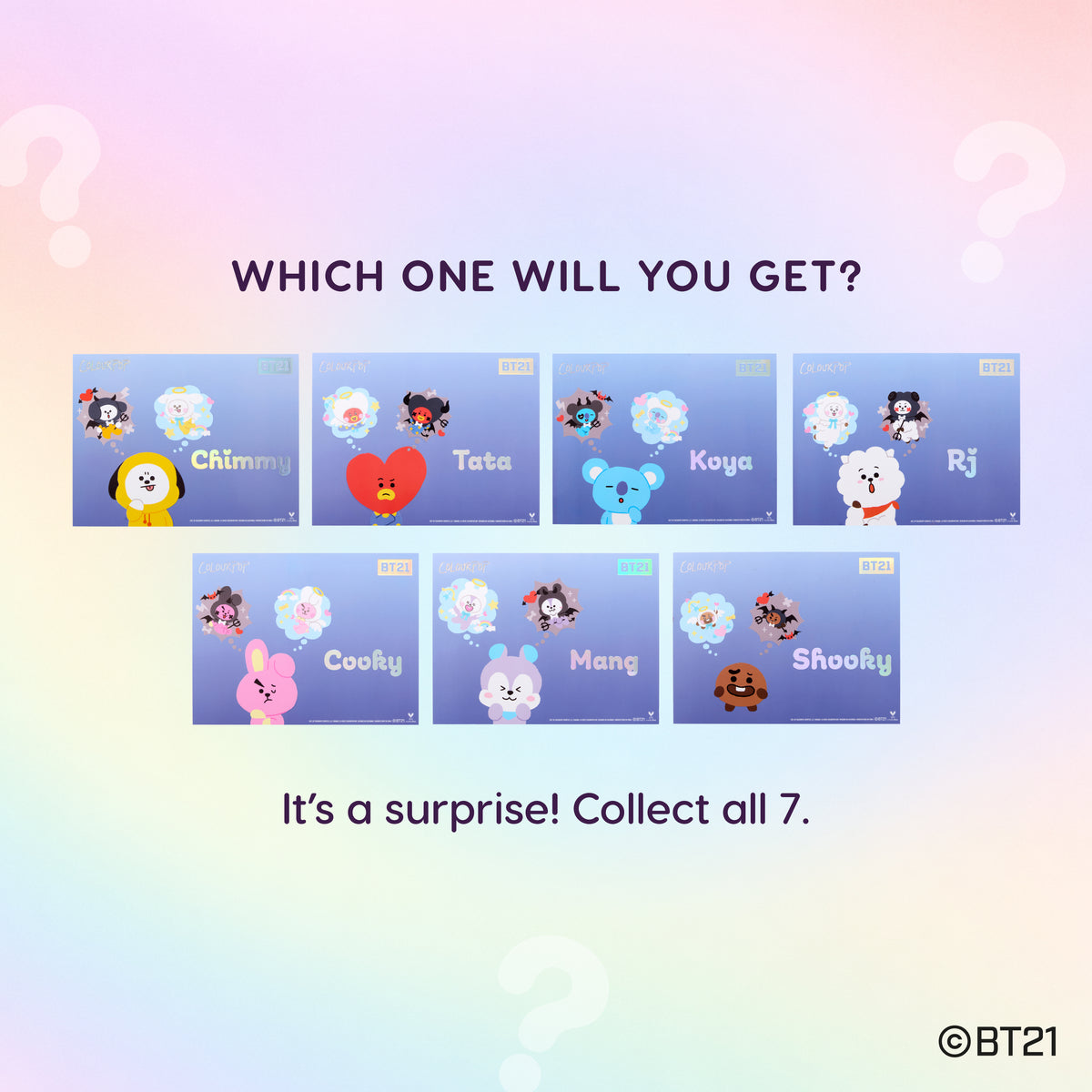 BT21 x ColourPop Angel and Villain Collection
