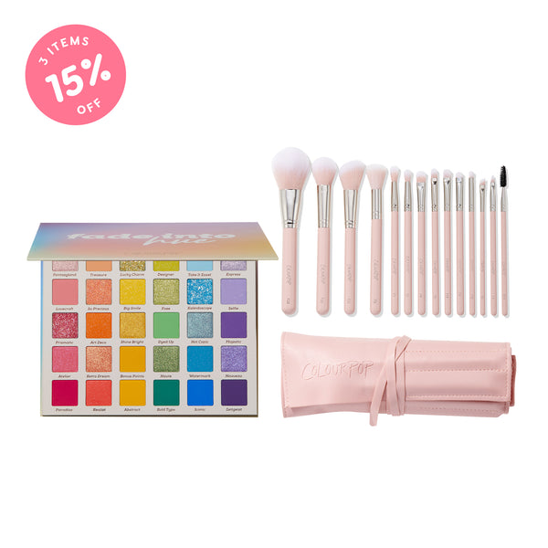 Megapalette and Brush Roll Bundle