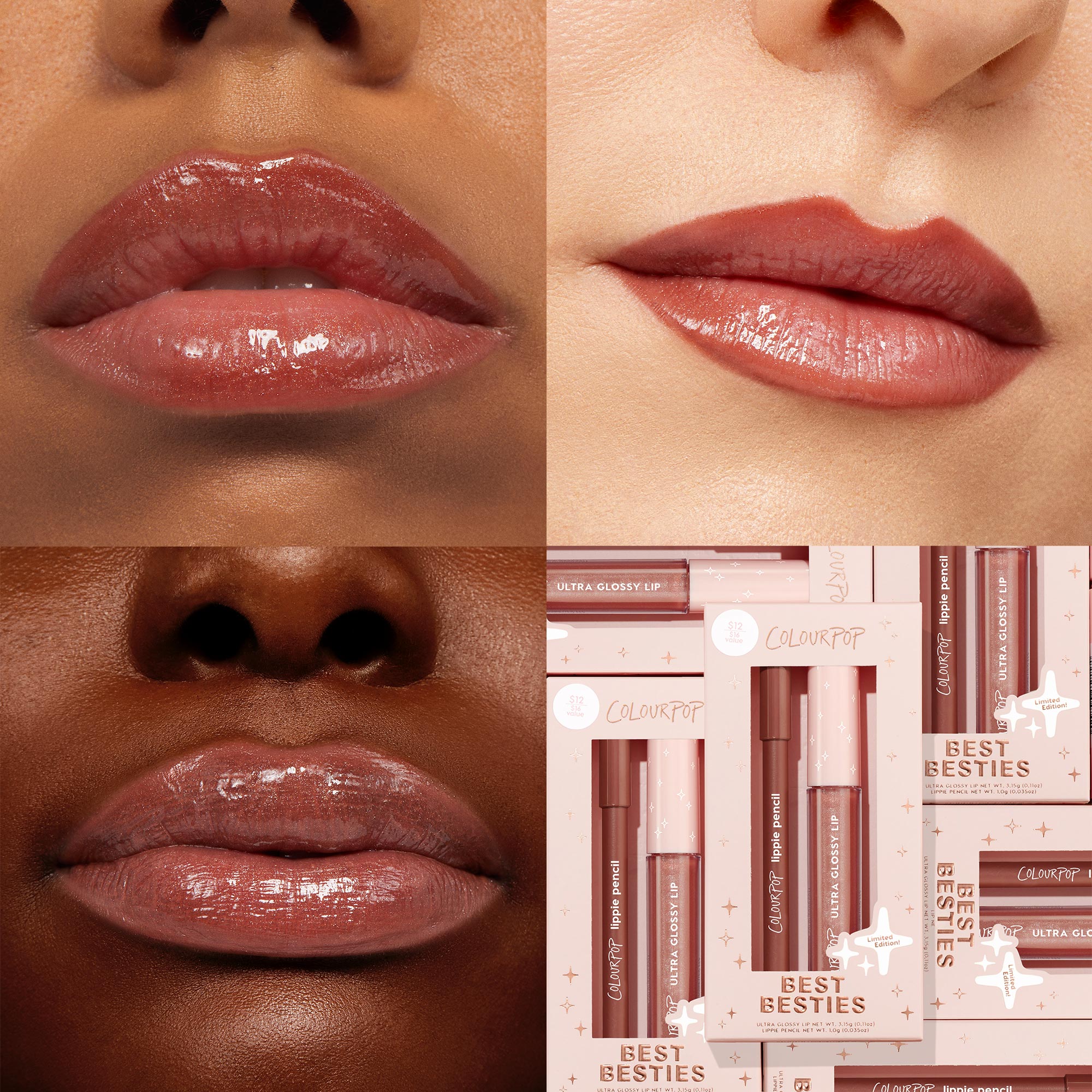 Shop 90s Nude Lip Pencil & Gloss Best Besties by ColourPop®