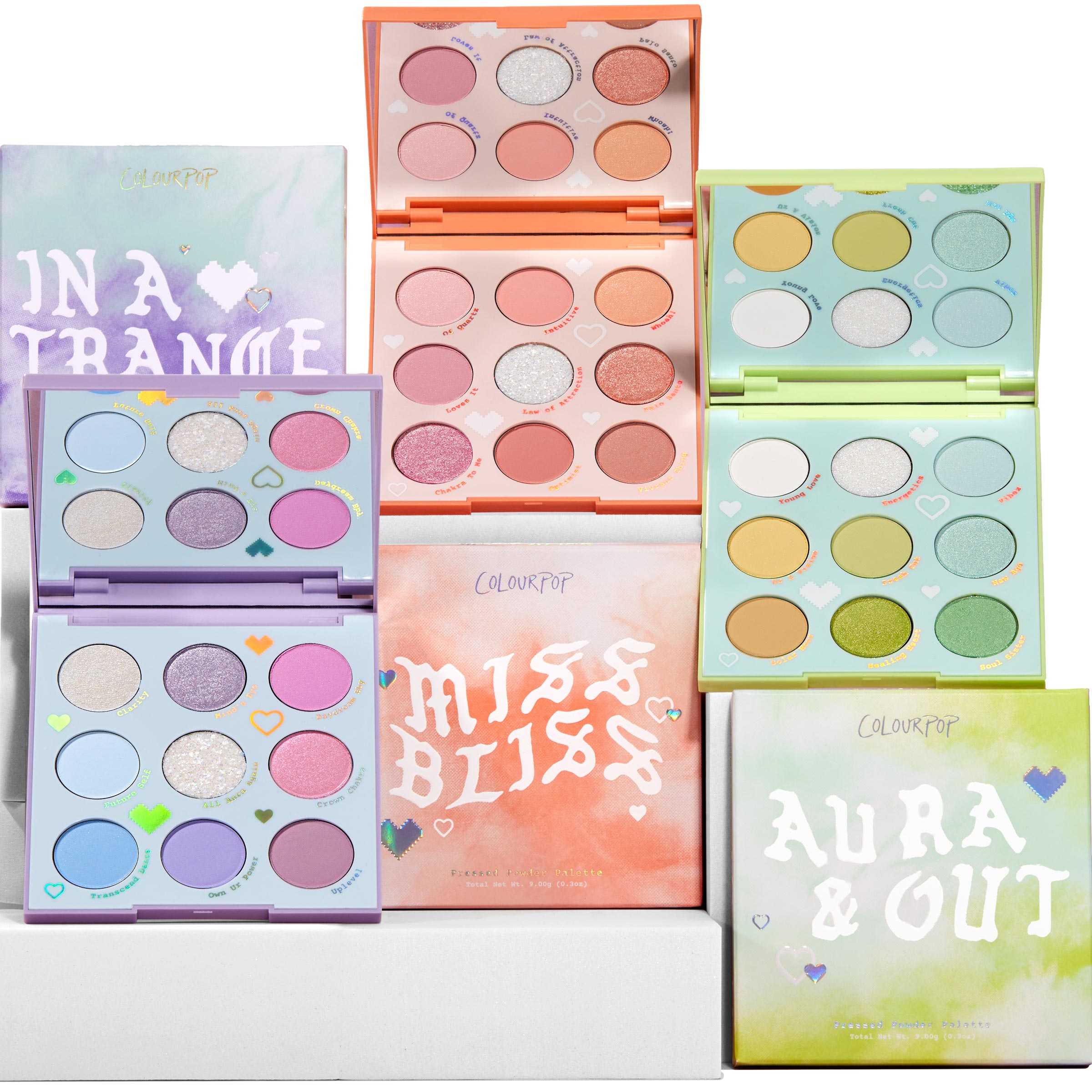 Cloud Dye Two-Toned Pastel Shadow Palette Set