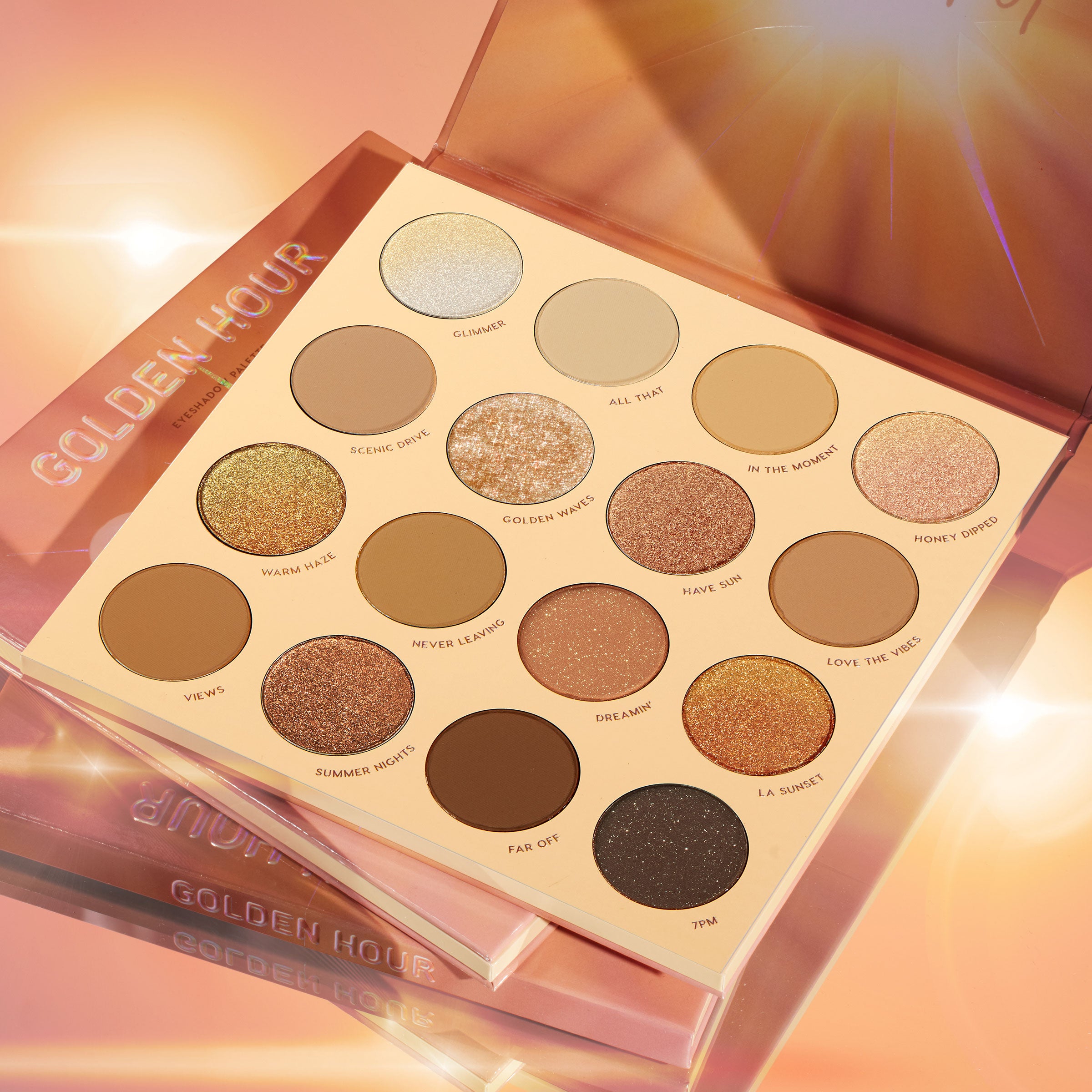 Golden Hour | Warm Gold Eyeshadow Palette | ColourPop
