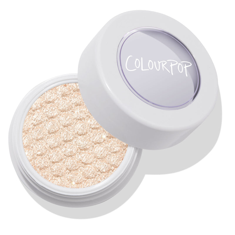 ColourPop Ladybird Super Shock Shadow soft ivory with multi-dimensional silver glitter