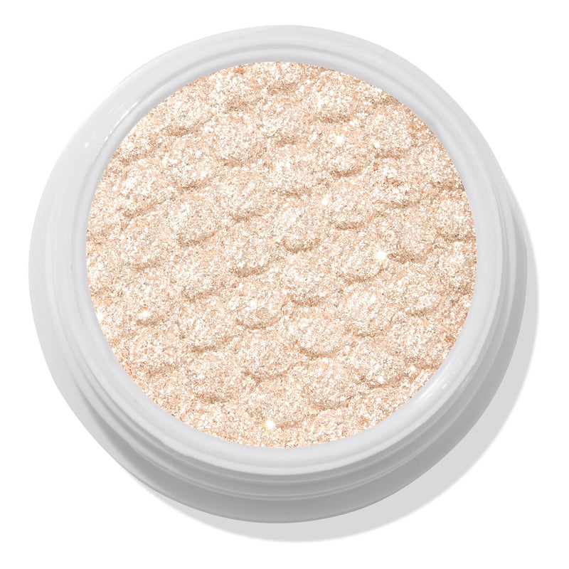 ColourPop Ladybird Super Shock Shadow soft ivory with multi-dimensional silver glitter