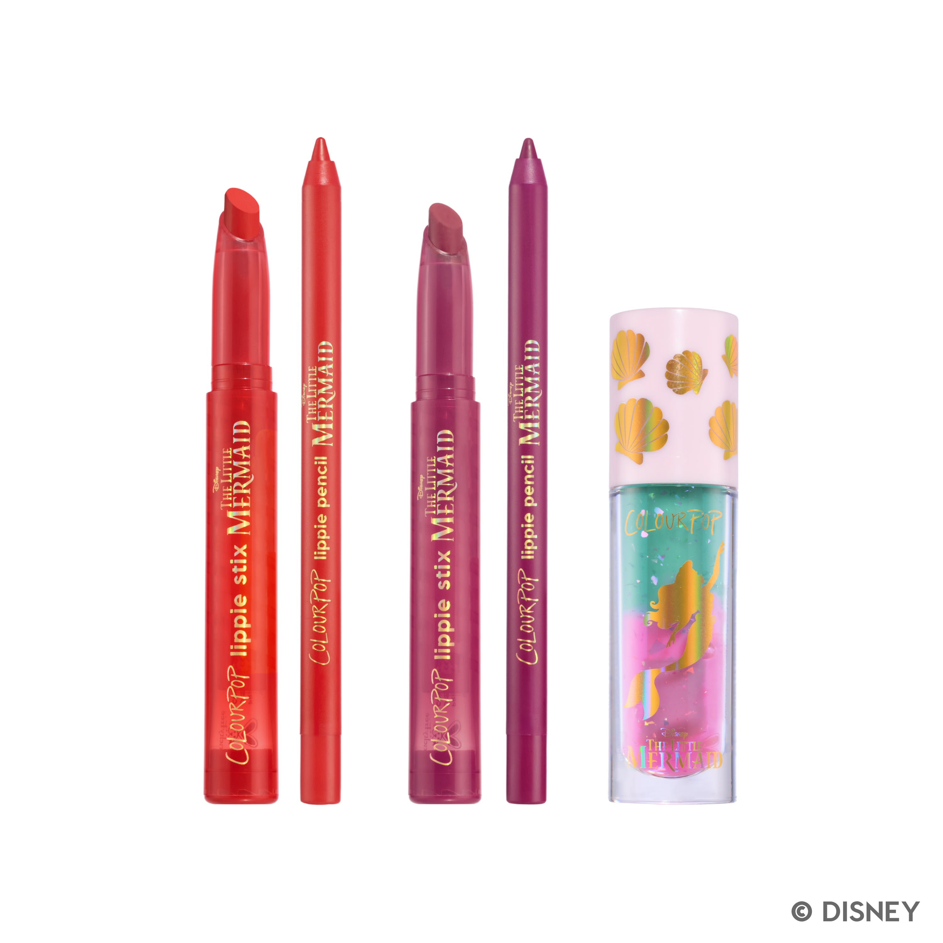 Mermaid Kisses | The Little Mermaid Lip Kit | ColourPop