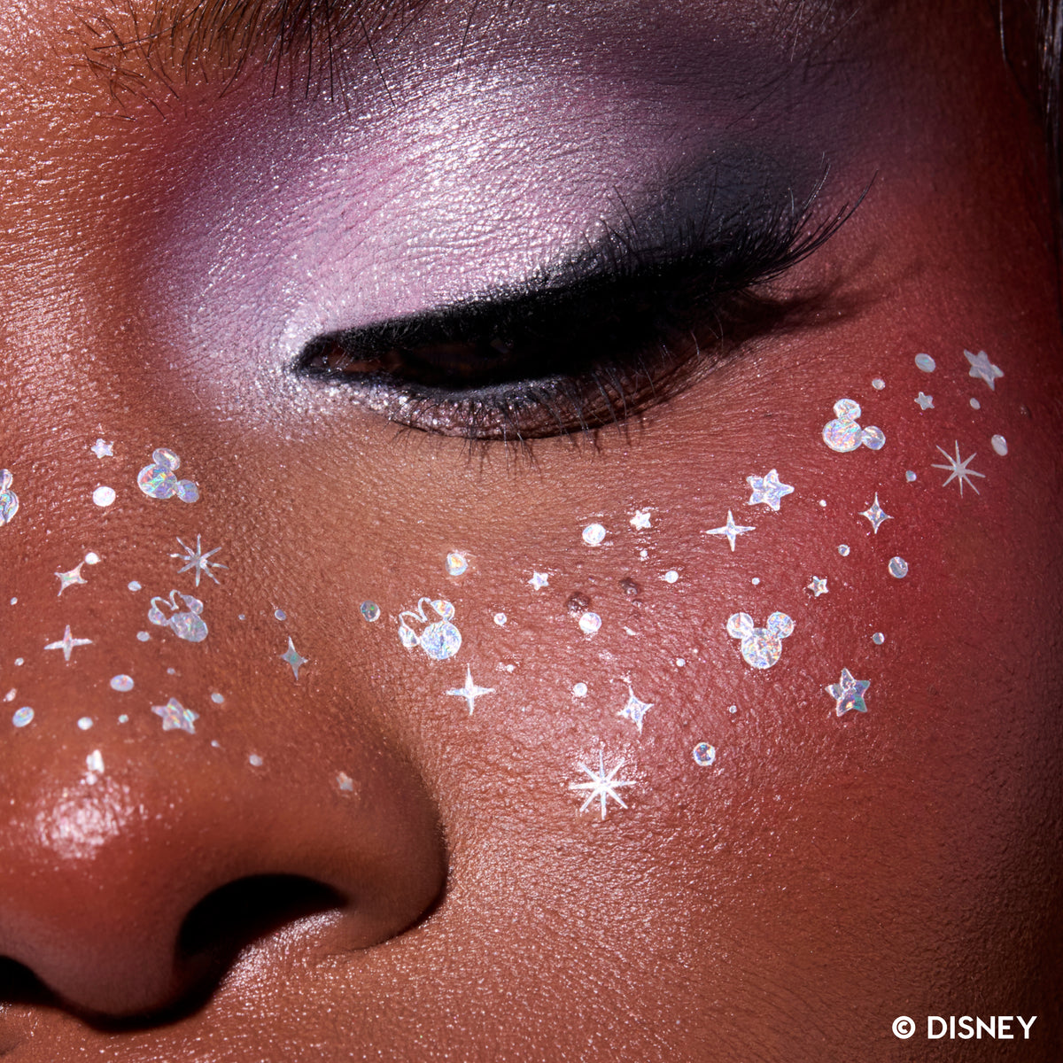 Glitter Face Freckle Tattoos