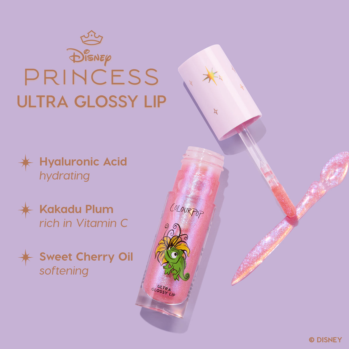 Courageous Rapunzel Ultra Glossy Lip in Pink