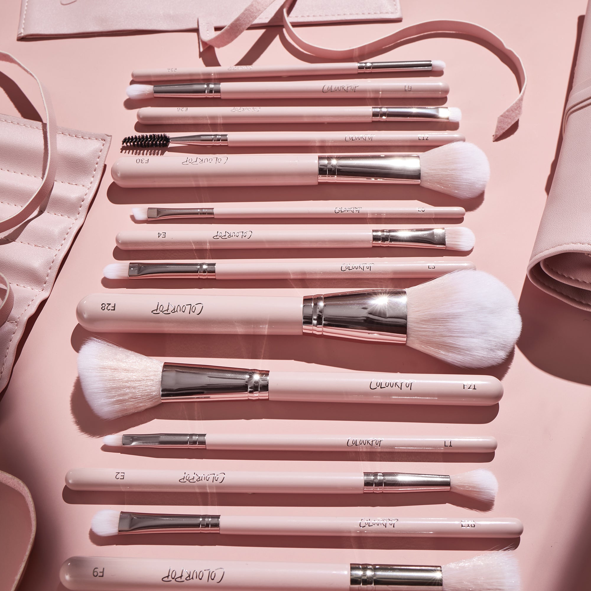 ColourPop®: Smoke 'N Roses Brush Roll | Makeup Brush Kit