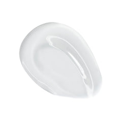 Clear, high-shine swatch of Lychee Jelly from the ColourPop So Juicy Plumping Glossy Lip Oil, glistening in a curved smear to showcase its glassy, non-tinted finish and smooth texture against a clean white background.