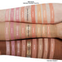 Miss Bliss pastel Dreamy pinks and warm corals eyeshadow palette arm swatches