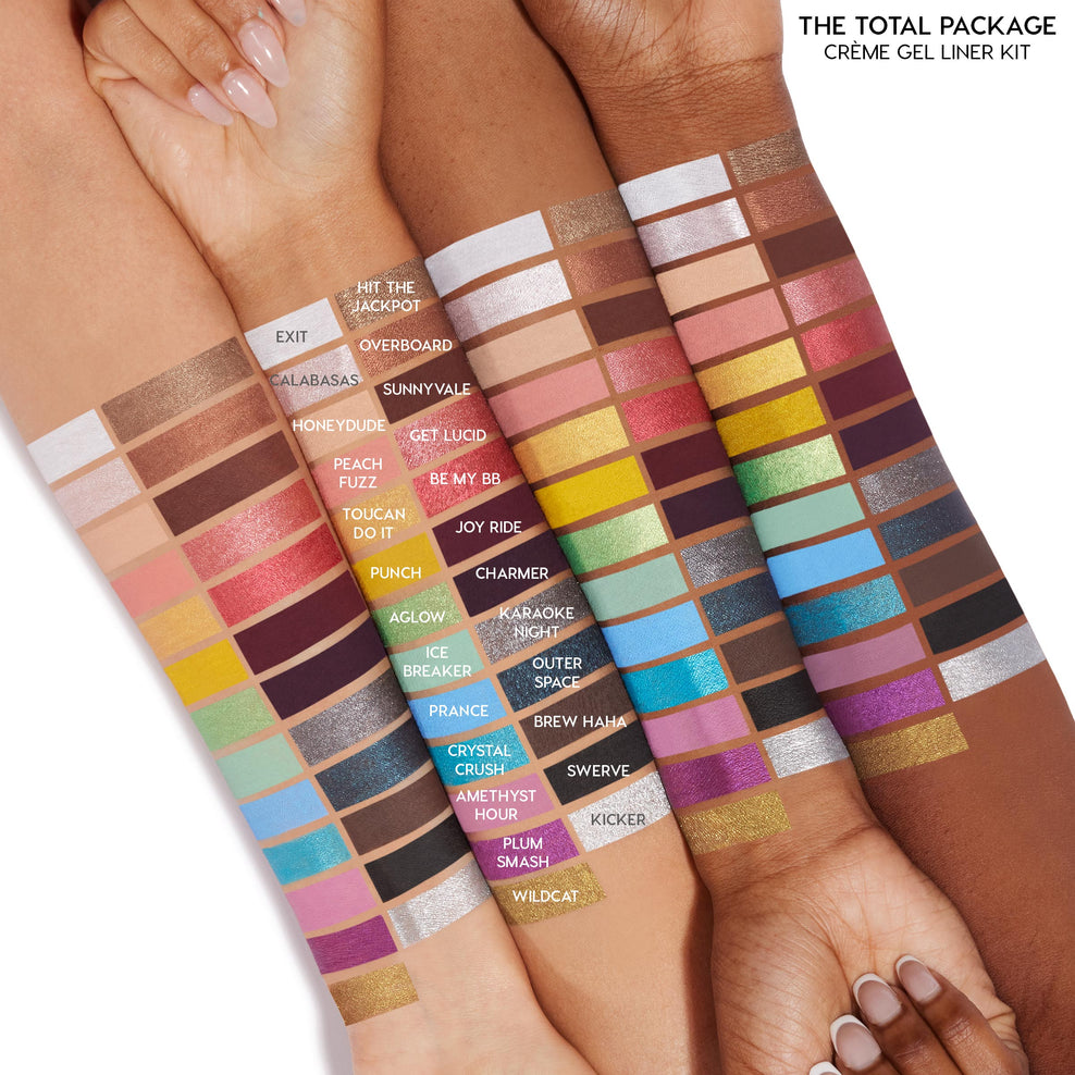 The Total Package Creme Gel Liner Vault | ColourPop