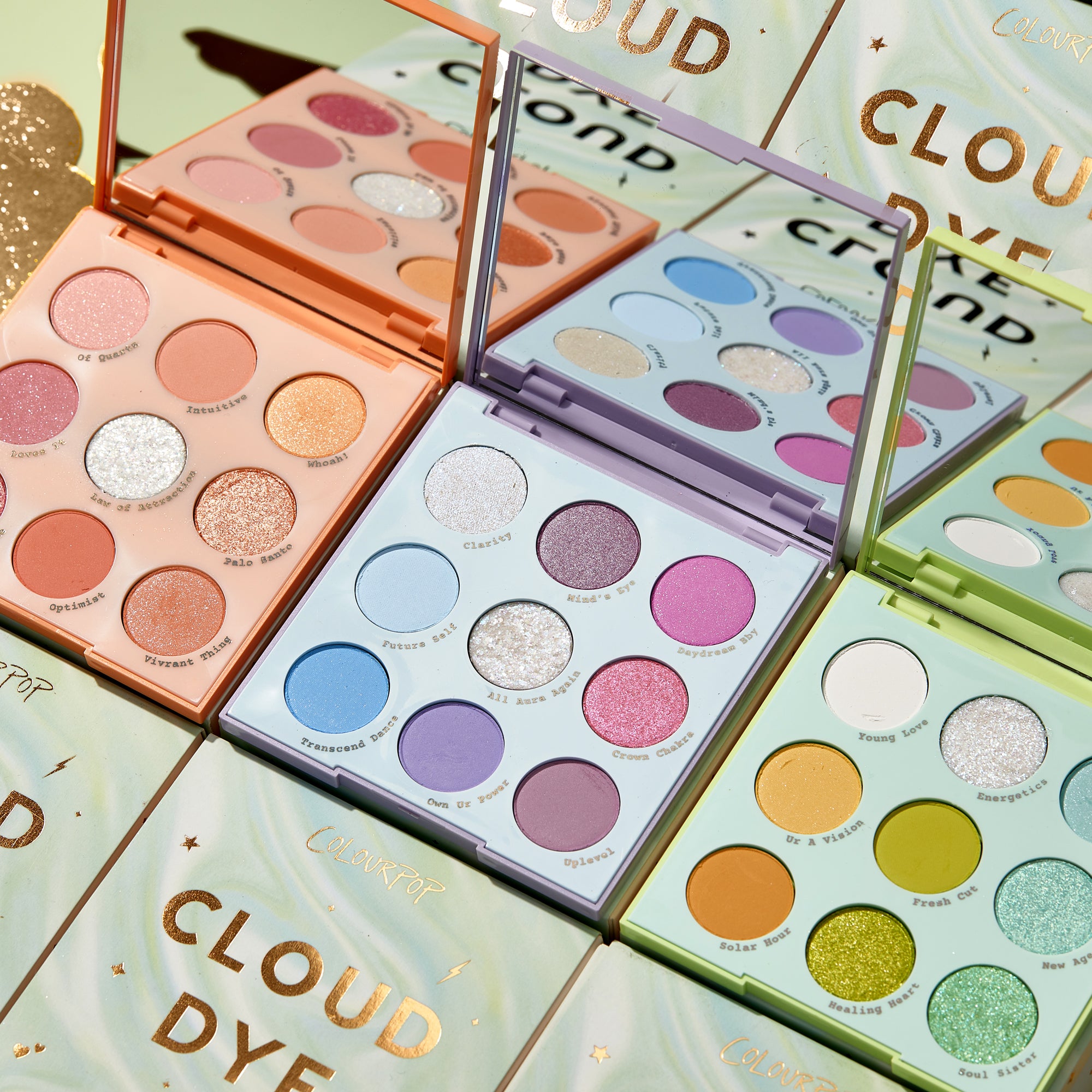 New Colourpop STATE OF PLAY hotsell 5 Pastel Eyeshadow Palette Vault!