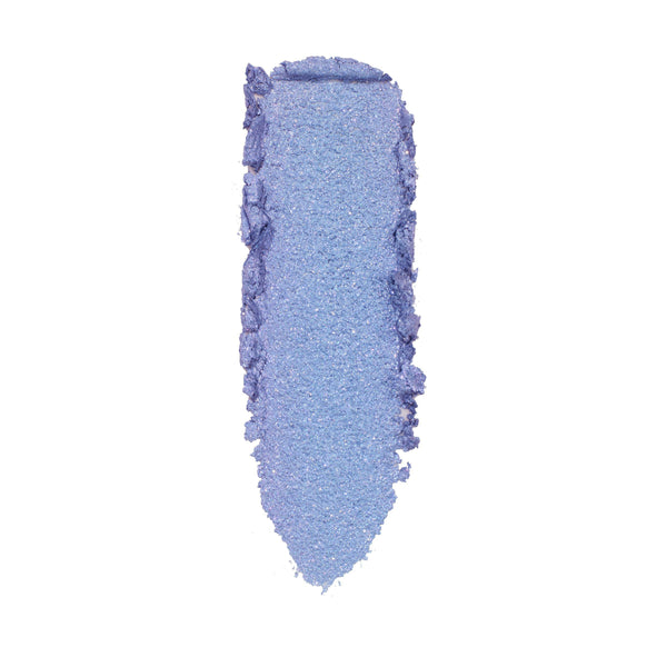 Colourpop super shock shadow in REM a Periwinkle blue with lavender and silver glitter.