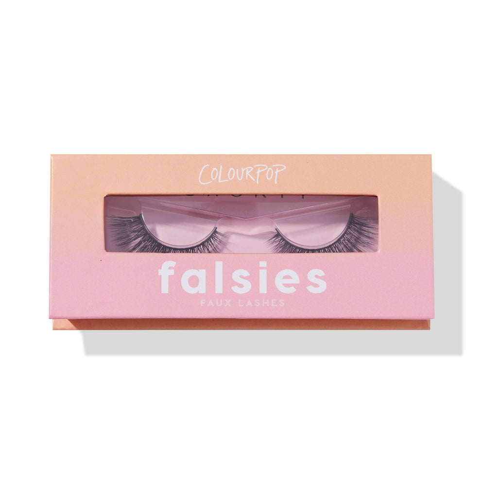 ColourPop Shorty Falsies Volume Faux Mink Lashes giving a Flirty Cat Eye Shape Packaging