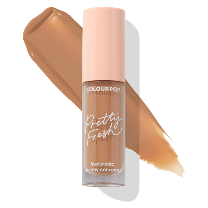 ColourPop Hyaluronic Creamy Concealer Dark 158 W Oil Free and Ideal for All Skin Types with Swatch