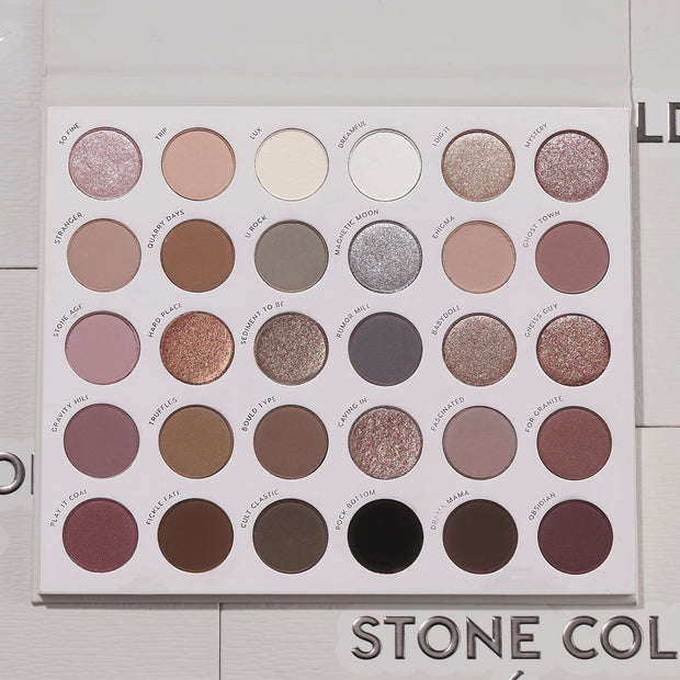 ColourPop Stone Cold Fox 30-pan cool toned shadow palette