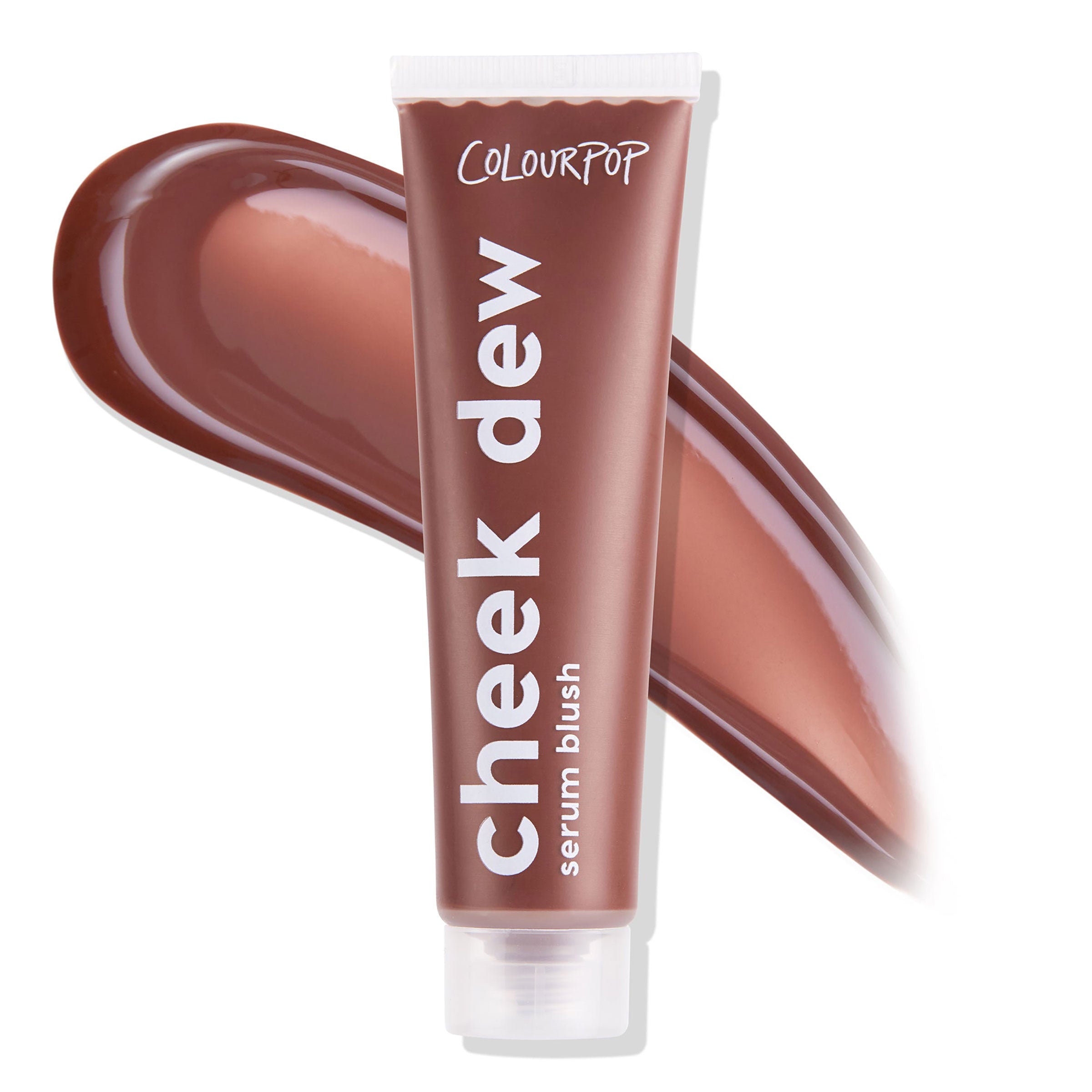 Colourpop Cheek Dew in Instant Crush. this innovative, mistake-proof liquid blush features a pillowy-soft formula that combines skin-loving ingredients with a dewy rush of colour! lightweight on the skin and buildable, customizable coverage leaves skin looking naturally flushed with a healthy-looking glow. its easy-to-use formula wears well over bare skin, concealer, or foundation and applies easily with a beauty sponge, brush, or fingertips!