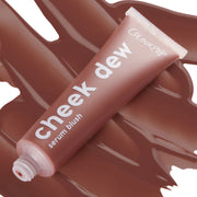 Colourpop Cheek Dew in Instant Crush. this innovative, mistake-proof liquid blush features a pillowy-soft formula that combines skin-loving ingredients with a dewy rush of colour! lightweight on the skin and buildable, customizable coverage leaves skin looking naturally flushed with a healthy-looking glow. its easy-to-use formula wears well over bare skin, concealer, or foundation and applies easily with a beauty sponge, brush, or fingertips!