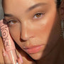 Sol Body gradual self tanning face moisturizer in shade Medium/Deep on influencer @alissajanay