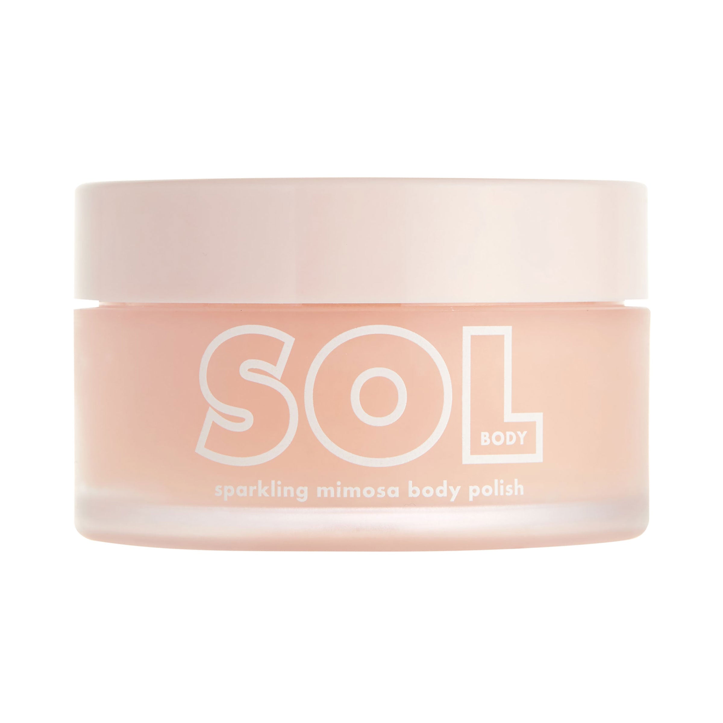 SOL Body Sparkling Mimosa Body Polish – A luscious body polish gently buffs and exfoliates to reveal skin so silky soft and smooth.