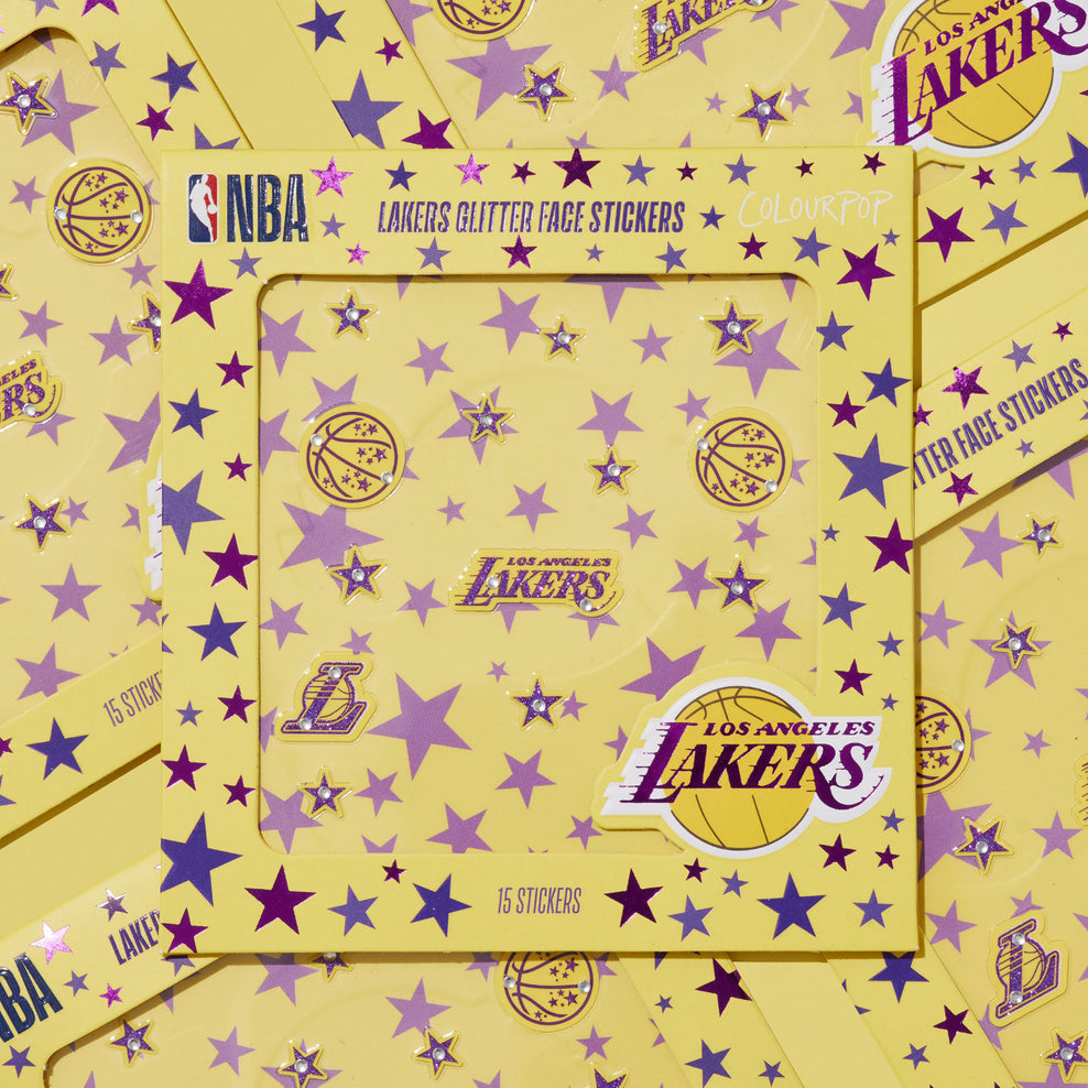 ColourPop NBA Los Angeles Lakers Face stickers