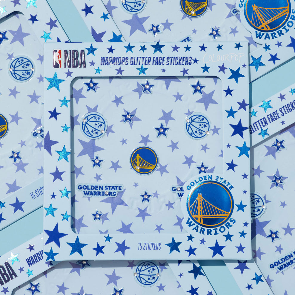 ColourPop NBA Golden State Warriors Face Stickers