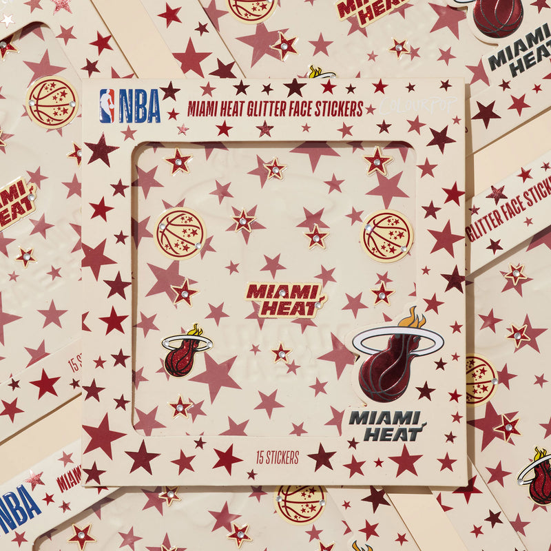 ColourPop NBA Miami Heat Face Stickers