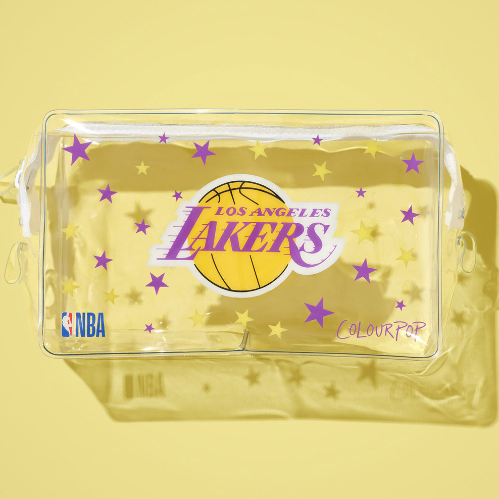 ColourPop NBA Los Angeles Lakers Makeup Bag