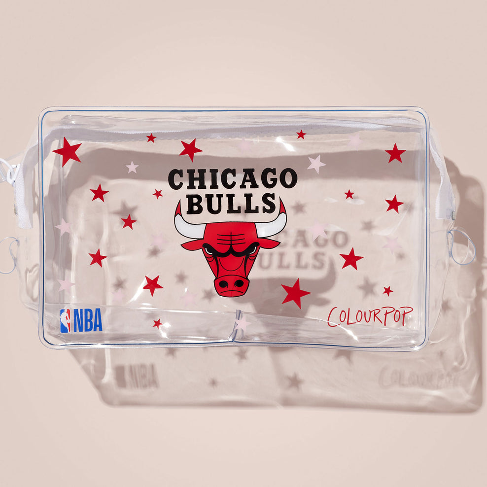 ColourPop NBA Chicago Bulls makeup bag