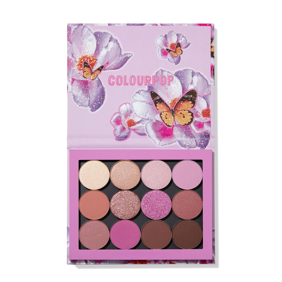ColourPop Build Your Own Palette in Violet Vibez a Shades of Violet – This specially curated palette features 12 hues ranging from warm lavender to pinky violet and icy mauve for the ultimate purple lovers collection.