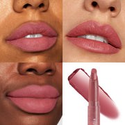 ColourPop Lippie Stix in Cami, a cool-tone mauve on lip