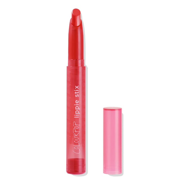 ColourPop Lippie Stix in Daytrip a vivid coral pink