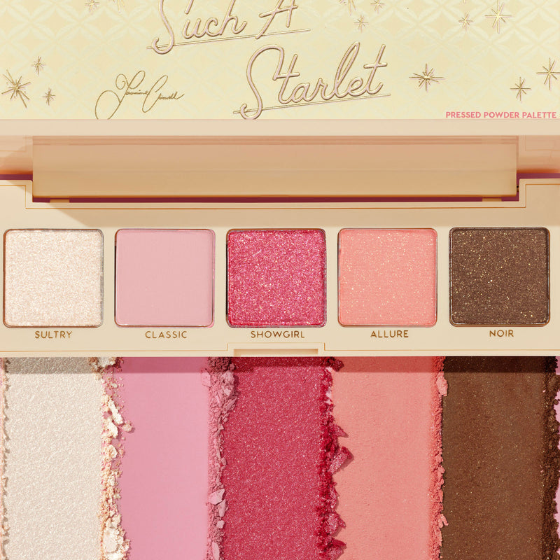 Colourpop Jasmine Chiswell collection such a starlet palette with 5 shades.