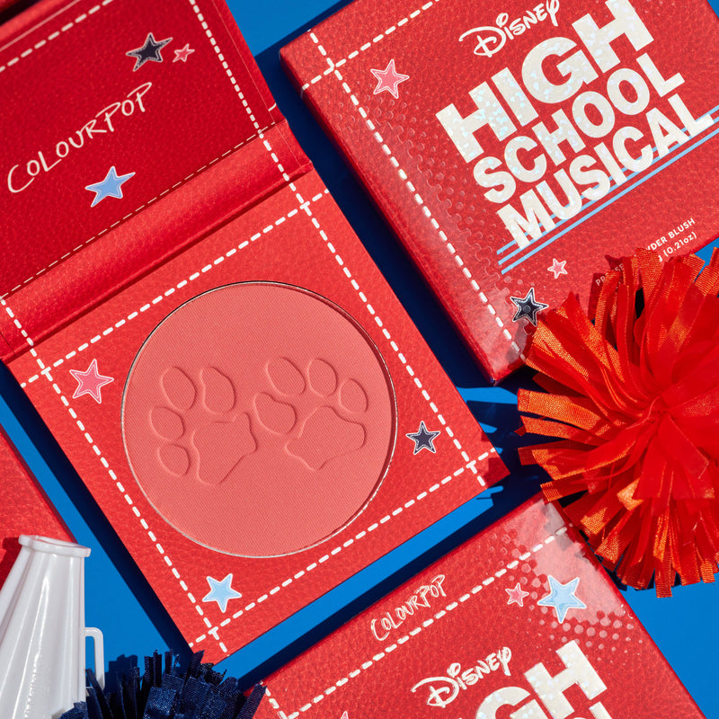 ColourPop High School Musical Playoffs soft warm red pressed powder blush