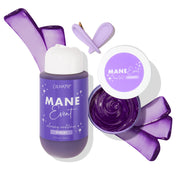 Mane-Event-Violet-Conditioner-Tint-and-Clips-with-swatches