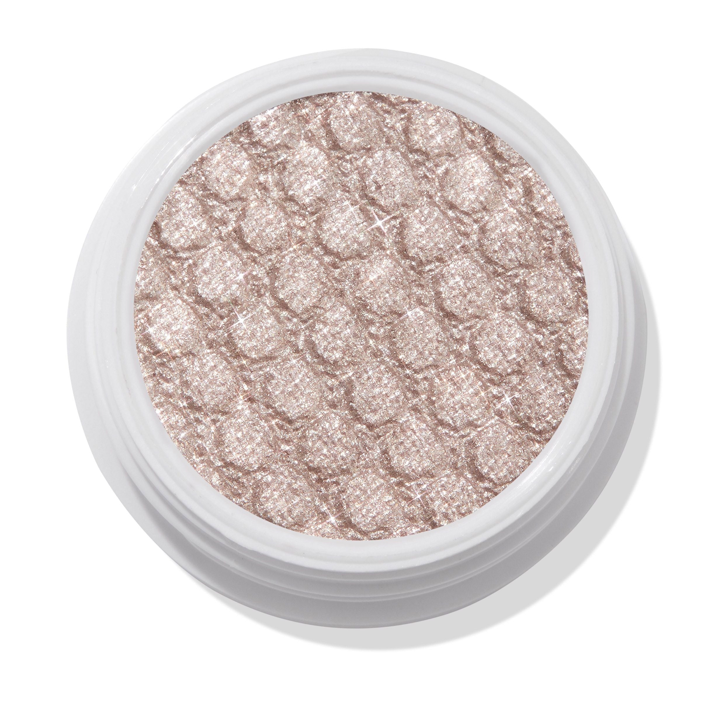 Colourpop I Heart This taupe with a silver Ultra-Glitter sparkle Super Shock eye Shadow