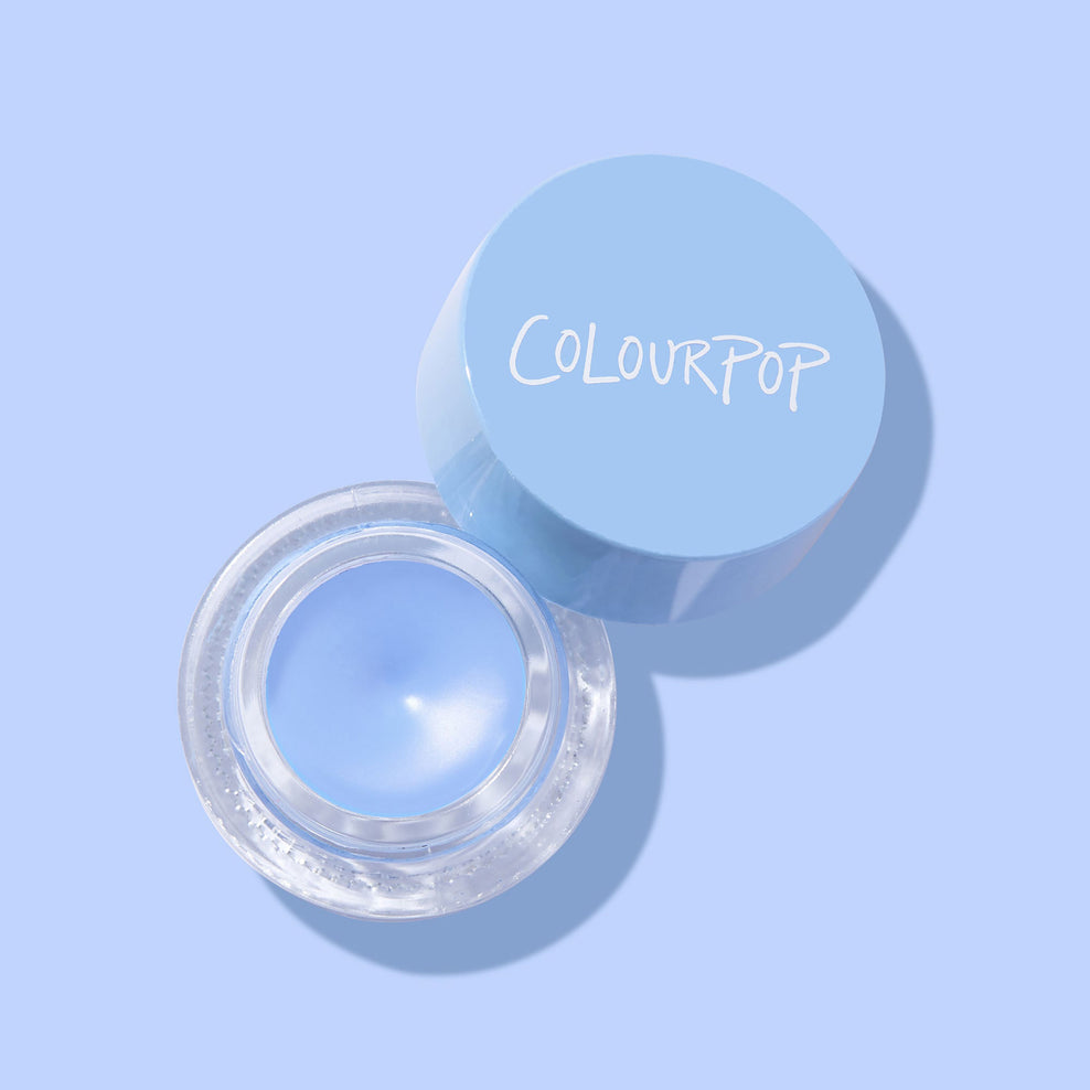 ColourPop Prance bright periwinkle blue creme gel liner