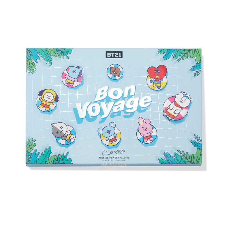 cool this summer with our BT21 pressed powder palette! 🕶️