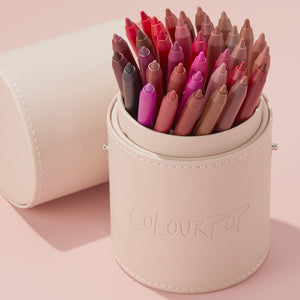 Must-Have Lippie Pencil Stash Cup Lip Pencils in cup