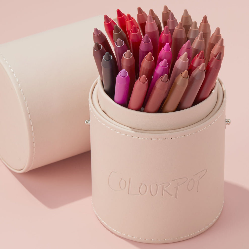 Must-Have Lippie Pencil Stash Cup Lip Pencils in cup