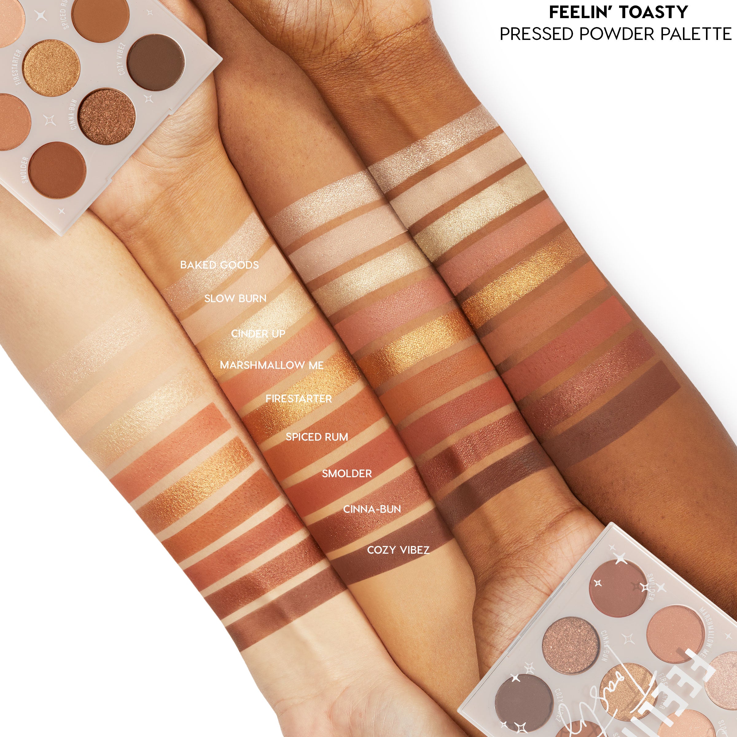 Toasty Colours Feelin’ Toasty Pressed Powder Palette | ColourPop